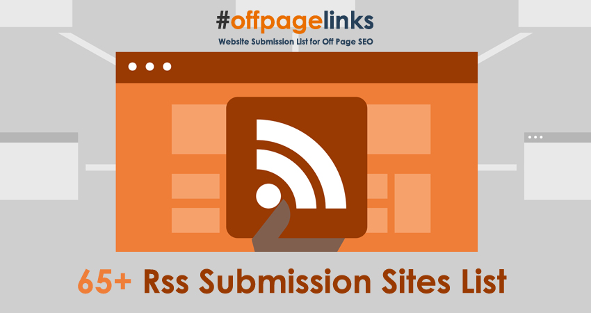 Rss Submission Sites List